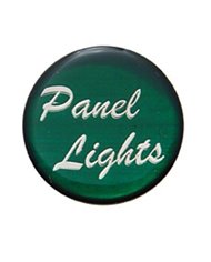 (BULK) GLOSSY "PANEL LIGHTS" STICKER - GREEN