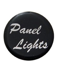 (BULK) GLOSSY "PANEL LIGHTS" STICKER - BLACK