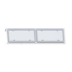 UP29066-Stainless 2 License Plate Holder For 2003+ Volvo VN