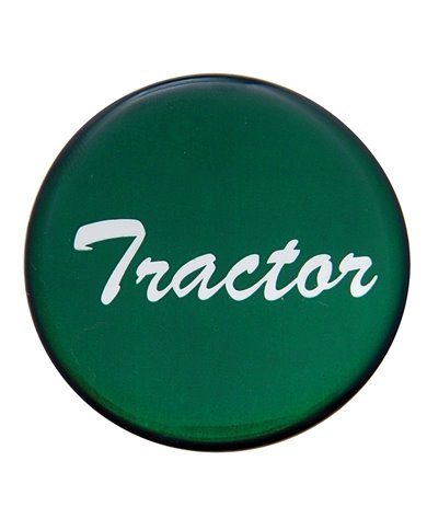 (BULK) GLOSSY "TRACTOR" STICKER - GREEN (BULK) GLOSSY "TRACTOR" STICKER - GREEN