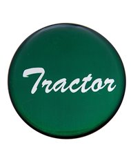 (BULK) GLOSSY "TRACTOR" STICKER - GREEN (BULK) GLOSSY "TRACTOR" STICKER - GREEN
