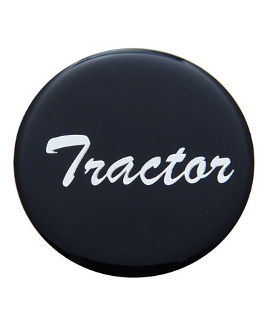 (BULK) GLOSSY "TRACTOR" STICKER - BLACK (BULK) GLOSSY "TRACTOR" STICKER - BLACK