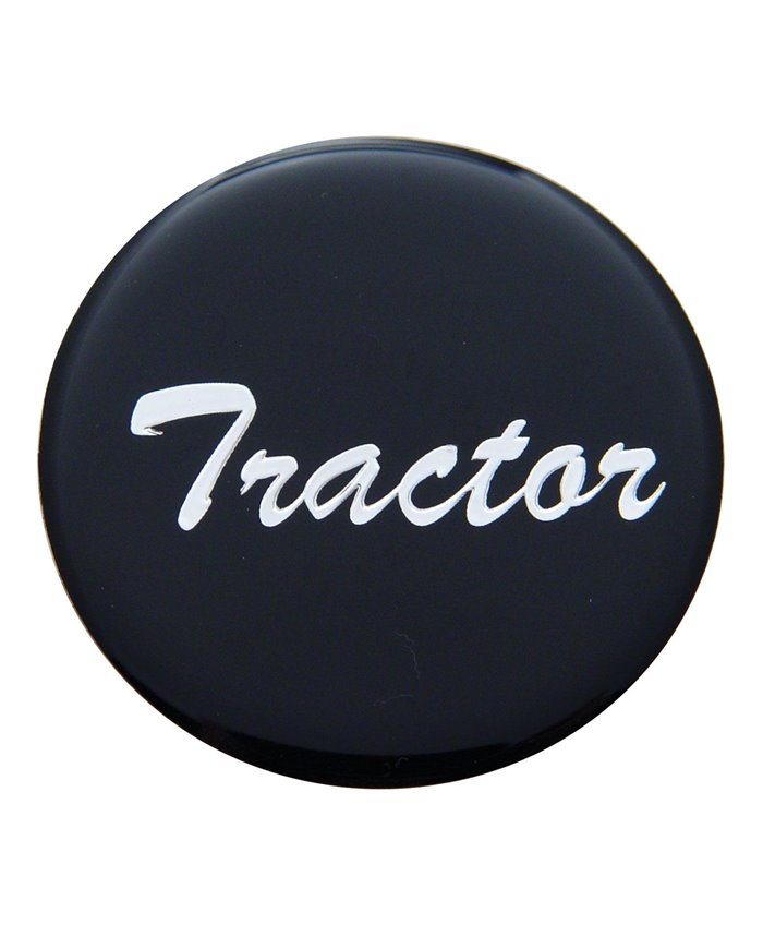 (BULK) GLOSSY "TRACTOR" STICKER - BLACK (BULK) GLOSSY "TRACTOR" STICKER - BLACK