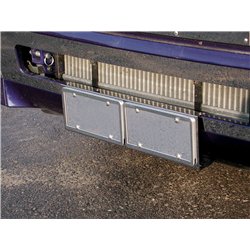 UP29066-Stainless 2 License Plate Holder For 2003+ Volvo VN