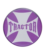 (BULK) GLOSSY MALTESE CROSS "TRACTOR" STICKER - PURPLE (BULK) GLOSSY MALTESE CROSS "TRACTOR" STICKER - PURPLE