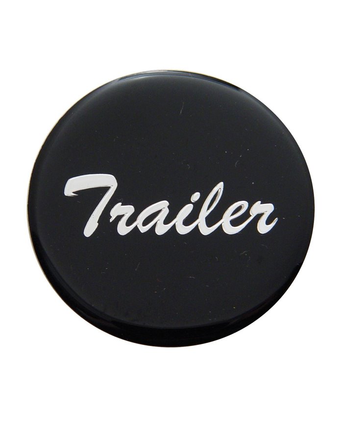 (BULK) GLOSSY "TRAILER" STICKER - BLACK