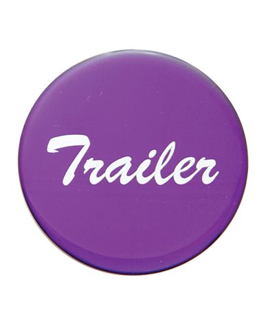 (BULK) GLOSSY "TRAILER" STICKER - PURPLE (BULK) GLOSSY "TRAILER" STICKER - PURPLE