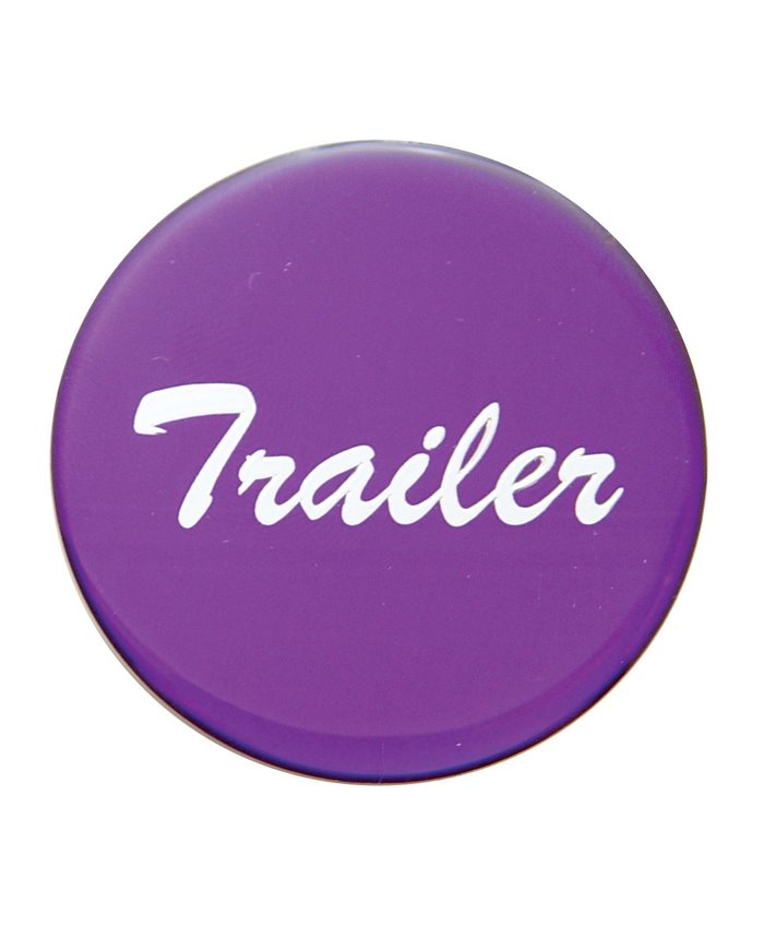 (BULK) GLOSSY "TRAILER" STICKER - PURPLE