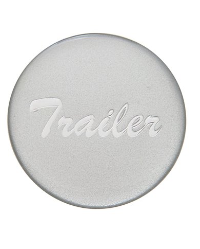 (BULK) GLOSSY "TRAILER" STICKER - SILVER (BULK) GLOSSY "TRAILER" STICKER - SILVER