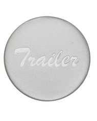(BULK) GLOSSY "TRAILER" STICKER - SILVER