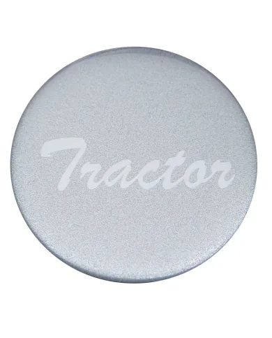 UP23222-1S-"Tractor" Glossy Air Valve Knob Candy Color Sticker -Liquid Silver