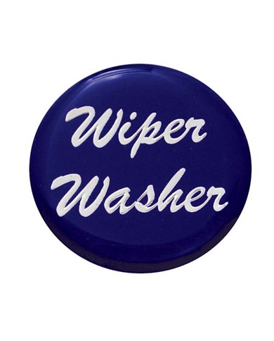 (BULK) GLOSSY "WIPER/WASHER" STICKER - BLUE (BULK) GLOSSY "WIPER/WASHER" STICKER - BLUE