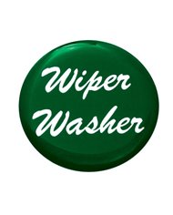 (BULK) GLOSSY "WIPER/WASHER" STICKER - GREEN (BULK) GLOSSY "WIPER/WASHER" STICKER - GREEN