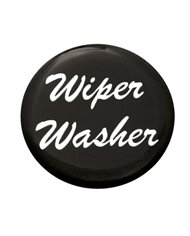 (BULK) GLOSSY "WIPER/WASHER" STICKER - BLACK (BULK) GLOSSY "WIPER/WASHER" STICKER - BLACK