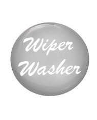 (BULK) GLOSSY "WIPER/WASHER" STICKER - SILVER