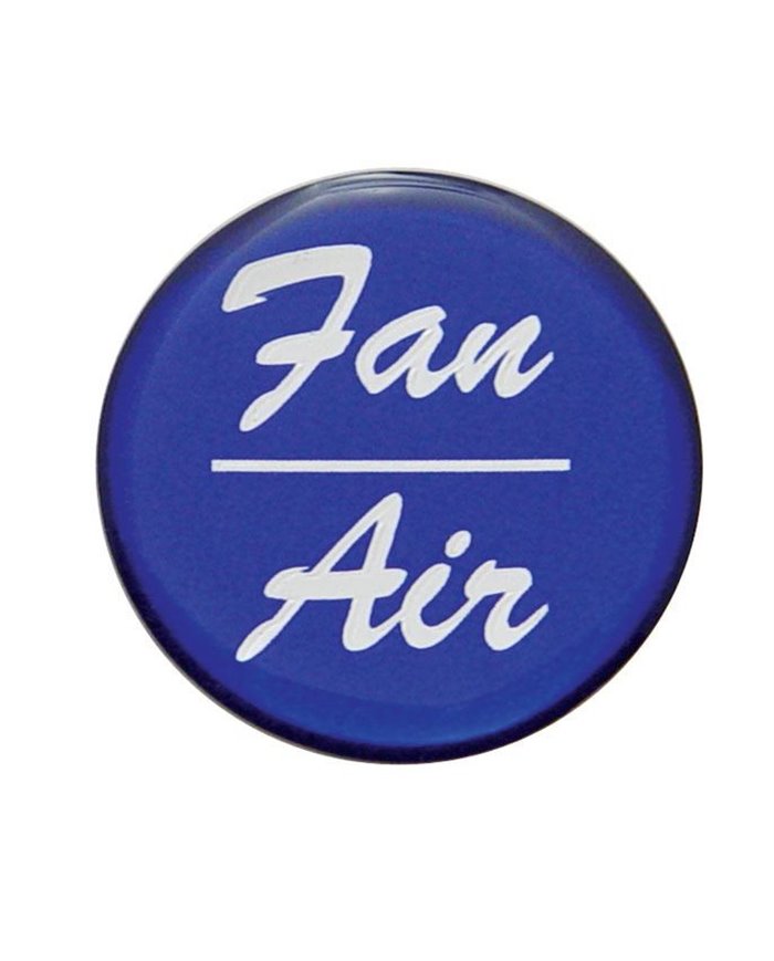 (BULK) GLOSSY "FAN/AIR" STICKER - BLUE
