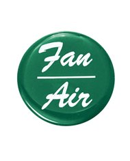 (BULK) GLOSSY "FAN/AIR" STICKER - GREEN (BULK) GLOSSY "FAN/AIR" STICKER - GREEN