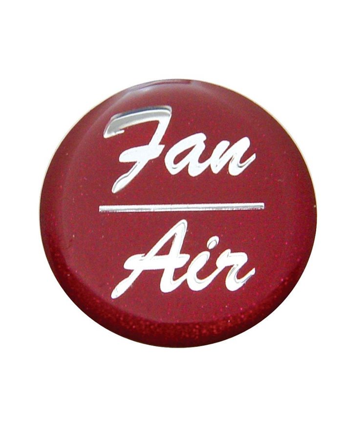 (BULK) GLOSSY "FAN/AIR" STICKER - RED (BULK) GLOSSY "FAN/AIR" STICKER - RED