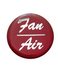 (BULK) GLOSSY "FAN/AIR" STICKER - RED