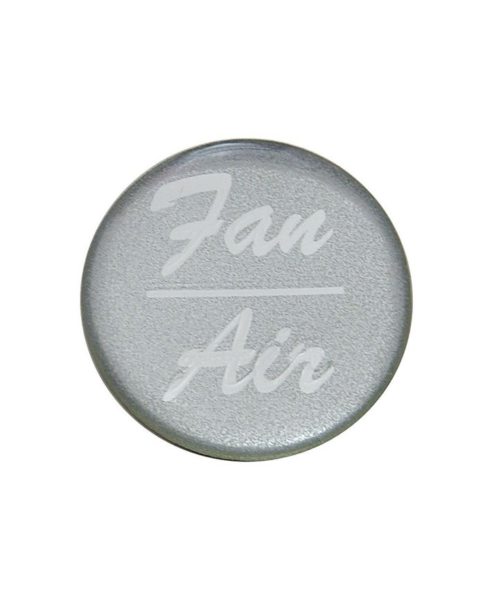 (BULK) GLOSSY "FAN/AIR" STICKER - SILVER