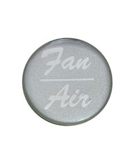 (BULK) GLOSSY "FAN/AIR" STICKER - SILVER (BULK) GLOSSY "FAN/AIR" STICKER - SILVER