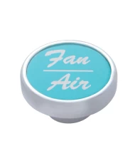 (CARD) CHROME DASH KNOB W/ ALUMINUM "FAN/AIR" STICKER - BLUE (CARD) CHROME DASH KNOB W/ ALUMINUM "FAN/AIR" STICKER - BLUE