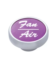 (CARD) CHROME DASH KNOB W/ ALUMINUM "FAN/AIR" STICKER - RED (CARD) CHROME DASH KNOB W/ ALUMINUM "FAN/AIR" STICKER - RED
