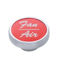 (CARD) CHROME DASH KNOB W/ ALUMINUM "FAN/AIR" STICKER - PURPLE (CARD) CHROME DASH KNOB W/ ALUMINUM "FAN/AIR" STICKER - PURPLE