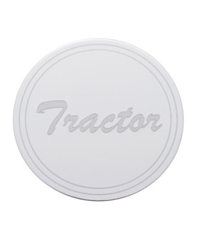 (BULK) STAINLESS STEEL "TRACTOR" PLAQUE - CURSIVE SCRIPT (BULK) STAINLESS STEEL "TRACTOR" PLAQUE - CURSIVE SCRIPT