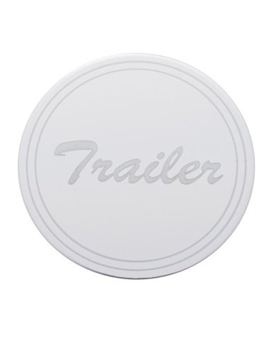 (BULK) STAINLESS STEEL "TRAILER" PLAQUE - CURSIVE SCRIPT (BULK) STAINLESS STEEL "TRAILER" PLAQUE - CURSIVE SCRIPT