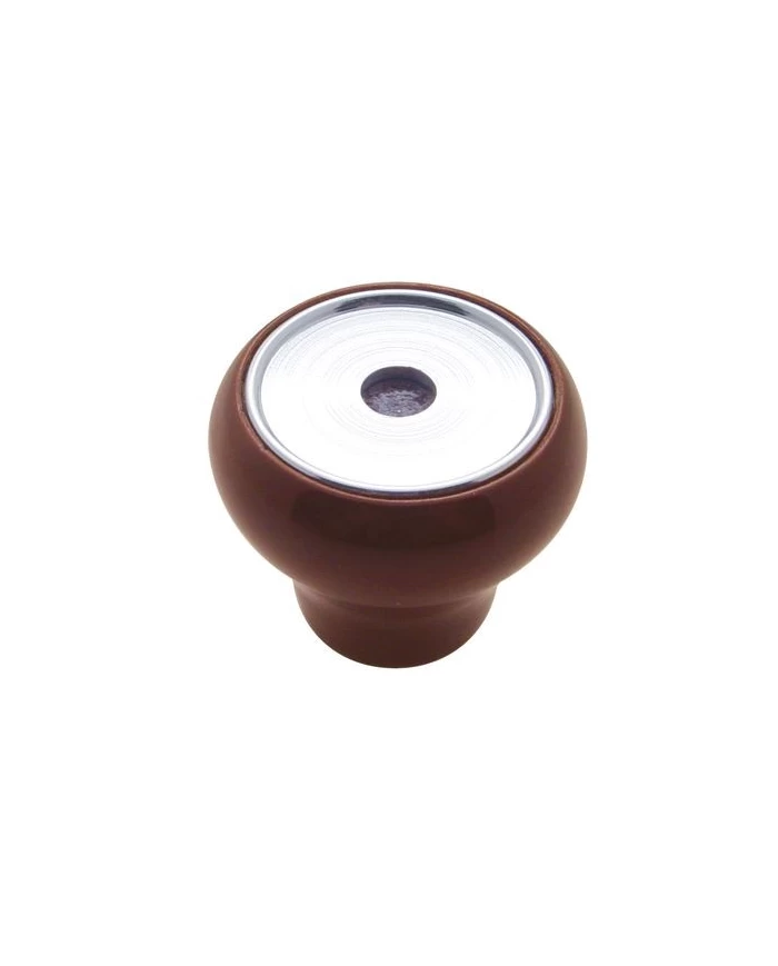 (BULK) WOOD DELUXE DASH KNOB W/ GROOVE