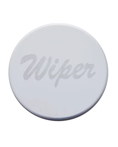(BULK) STAINLESS STEEL "WIPER" PLAQUE (BULK) STAINLESS STEEL "WIPER" PLAQUE