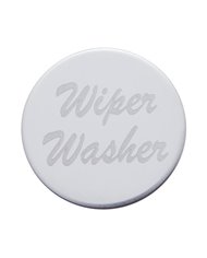 (BULK) STAINLESS STEEL "WIPER/WASHER" PLAQUE