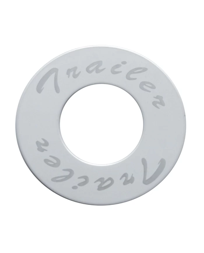 (CARD) STAINLESS STEEL PLAQUE FOR DELUXE AIR KNOB W/ DIAMOND CUTOUT - TRAILER (CARD) STAINLESS STEEL PLAQUE FOR DELUXE AIR KNOB W/ DIAMOND CUTOUT - TRAILER