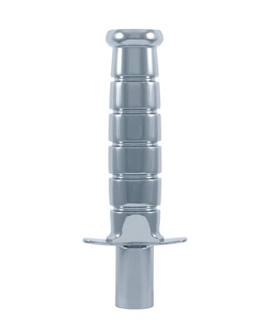 (CARD) CHROME ALUMINUM "U.S.M.C. FIGHTING KNIFE" AIR VALVE KNOB (CARD) CHROME ALUMINUM "U.S.M.C. FIGHTING KNIFE" AIR VALVE KNOB