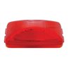 UP30145-Single Bulb Rectangular Light (Clearance/Marker) - Red Lens