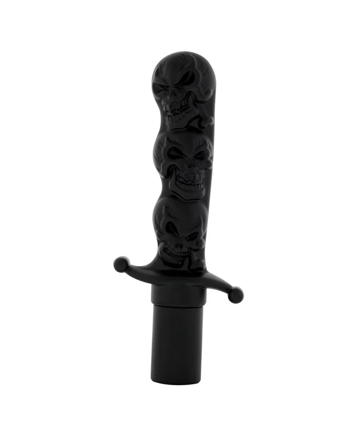 (CARD) BLACK SKULL DAGGER AIR VALVE KNOB (CARD) BLACK SKULL DAGGER AIR VALVE KNOB
