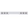 UP30237-Chrome 1 Piece Rear Light Bar With Six 4" Light Cutouts