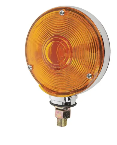 UP30241-Double Face Turn Signal Light With 1157 Bulb - Amber & Red Lens