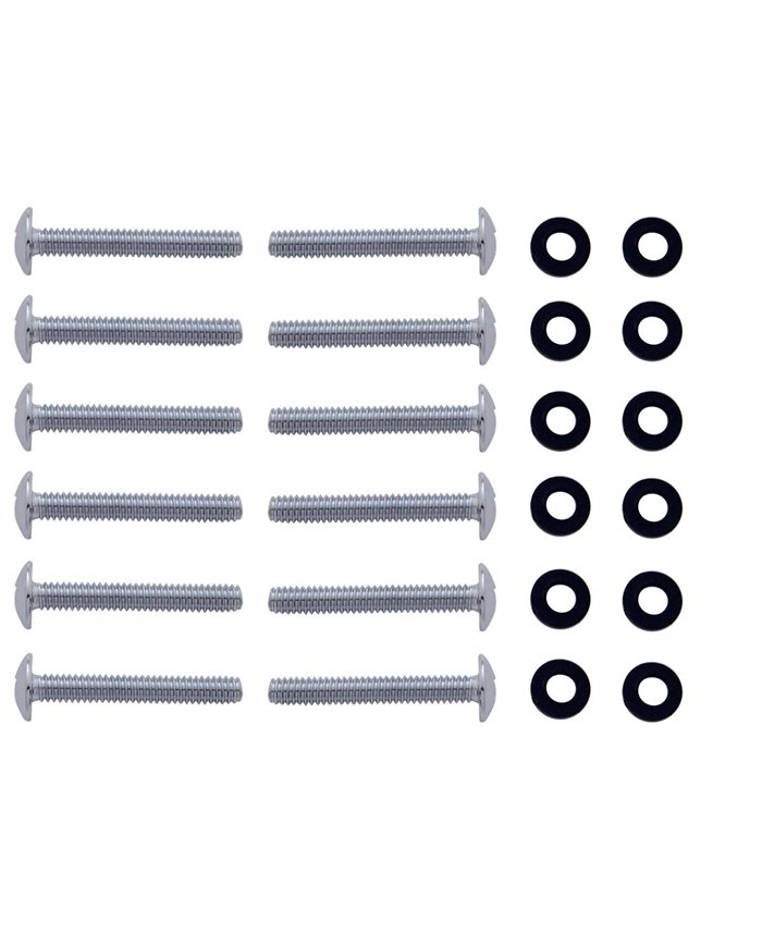 (12/CARD) CHROME STAINLESS STEEL PETERBILT SHIFT PLATE SCREW