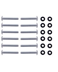 (12/CARD) CHROME STAINLESS STEEL PETERBILT SHIFT PLATE SCREW