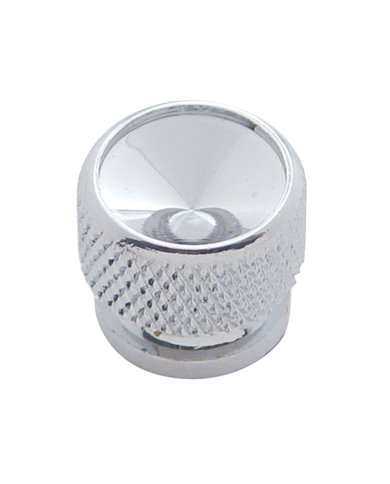 (4/CARD) CHROME BOLT HEAD - INDENTED (4/CARD) CHROME BOLT HEAD - INDENTED