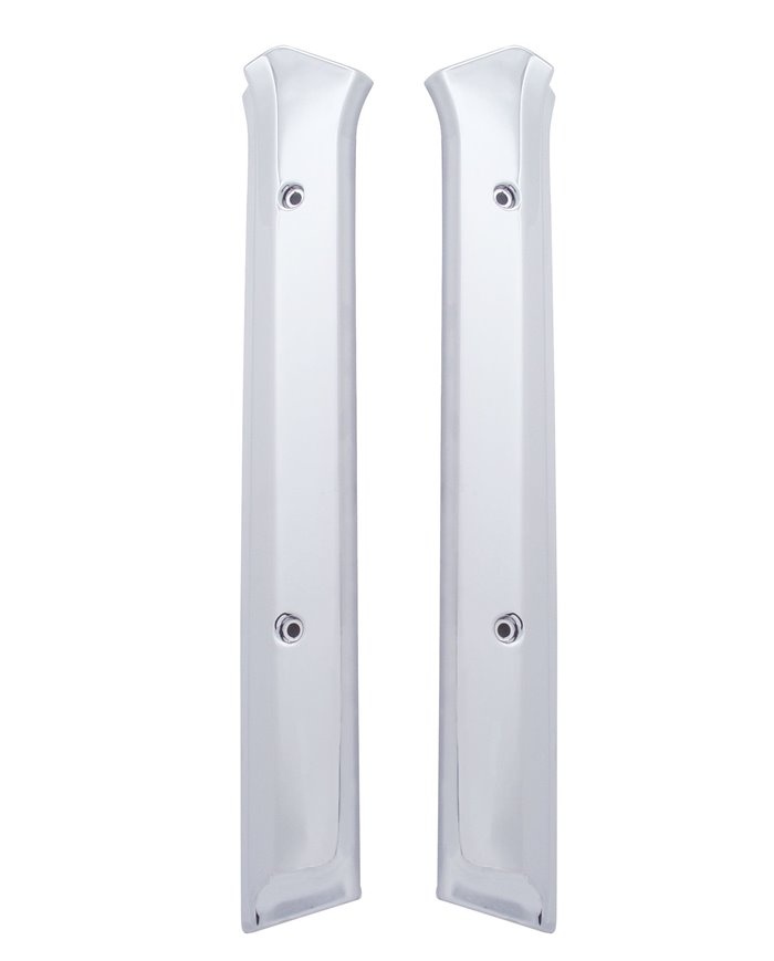 (2/SKPK) CHROME PLASTIC KENWORTH POST COVER (2/SKPK) CHROME PLASTIC KENWORTH POST COVER