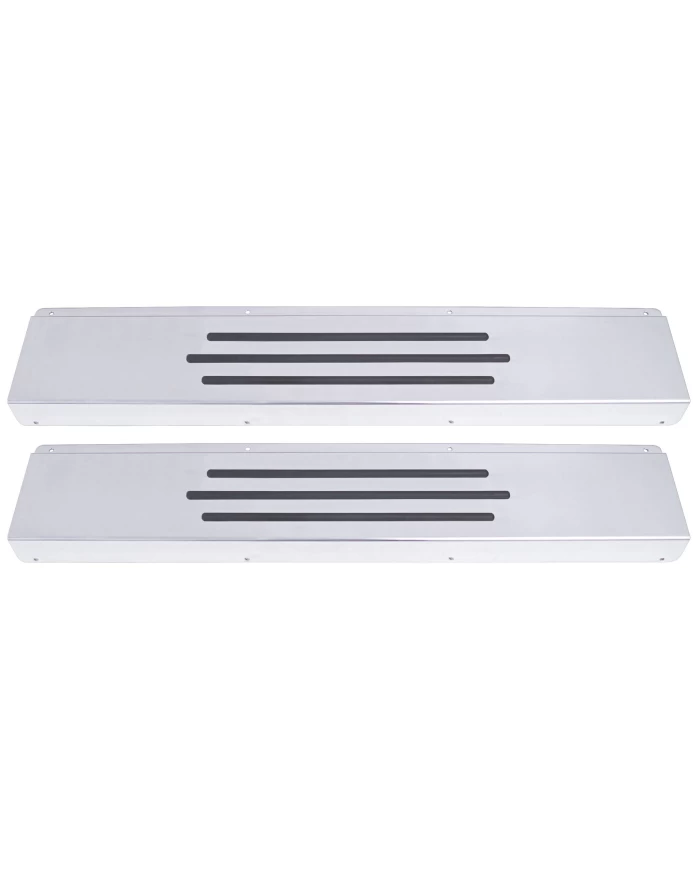 (2/BOX) STAINLESS STEEL KENWORTH REGULAR UPPER STEPS - 37 1/2" x 7"