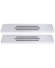 (2/BOX) STAINLESS STEEL KENWORTH REGULAR UPPER STEPS - 37 1/2" x 7"