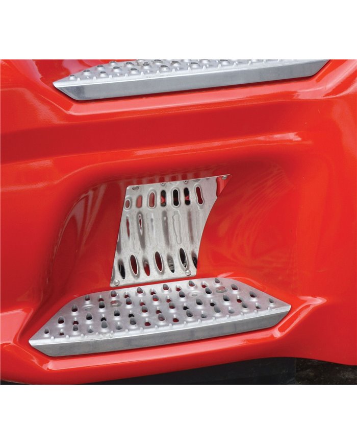 (BOX) STAINLESS PETERBILT 579 LOWER BACK STEP TRIM