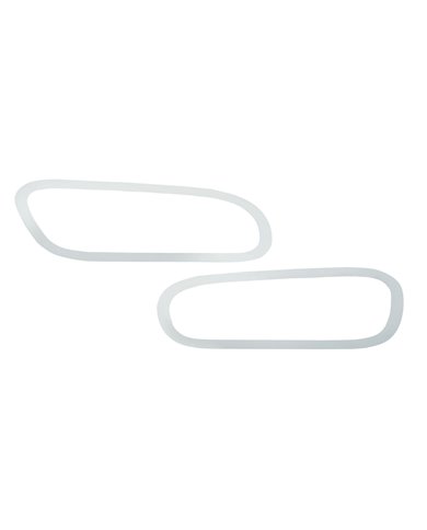 (CARD) STAINLESS PETERBILT 567/579 DOOR HANDLE TRIM (CARD) STAINLESS PETERBILT 567/579 DOOR HANDLE TRIM