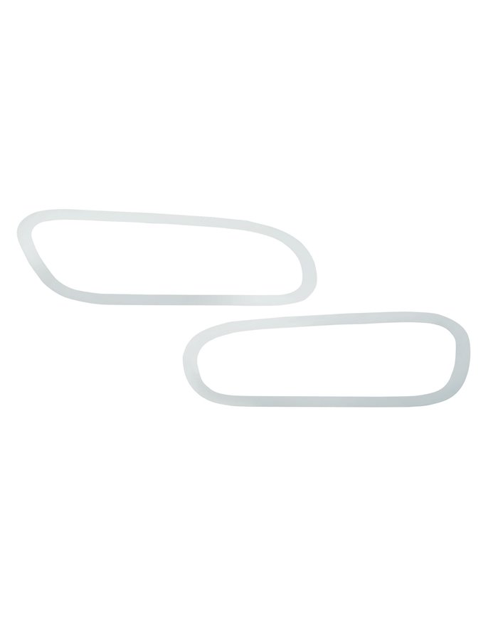 (CARD) STAINLESS PETERBILT 567/579 DOOR HANDLE TRIM