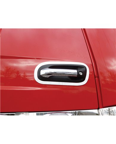 (CARD) STAINLESS PETERBILT 567/579 DOOR HANDLE TRIM (CARD) STAINLESS PETERBILT 567/579 DOOR HANDLE TRIM