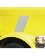 (CARD) STAINLESS 2007+ PETERBILT 388 HOOD EMBLEM STRIPE ACCENT